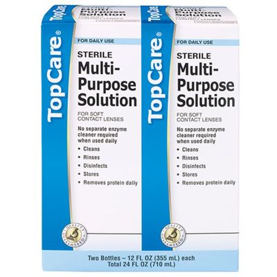 TopCare Multi-Purpose Solution, Sterile, Twin Pack