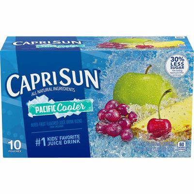 Capri Sun Pacific Cooler Mixed Fruit Naturally Flavored Juice Drink Blend