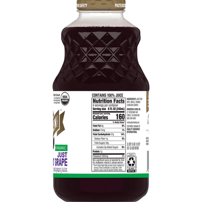RW Knudsen 100% Juice, Organic, Grape, Just Concord