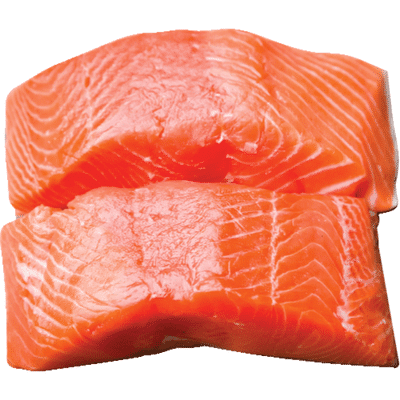 Fresh Salmon Portions Farm-raised, 6 oz.