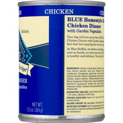 Blue Buffalo Homestyle Recipe Natural Adult Wet Dog Food, Chicken