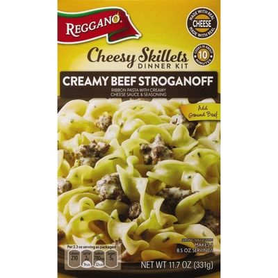 Reggano Stroganoff Cheesy Skillet Dinner