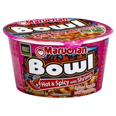Maruchan Ramen Noodles, with Vegetables, Hot & Spicy with Shrimp