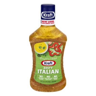 Kraft Zesty Italian Salad Dressing Family Size