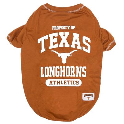 Pets First Small Collegiate Texas Longhorns Dog Tee Shirt