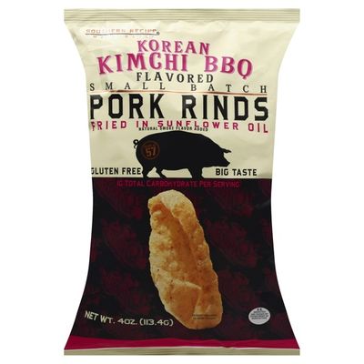 Southern Recipe Small Batch Pork Rinds, Korean Kimchi BBQ Flavored