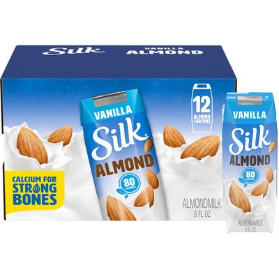 Silk Shelf-Stable Vanilla Almond Milk Singles