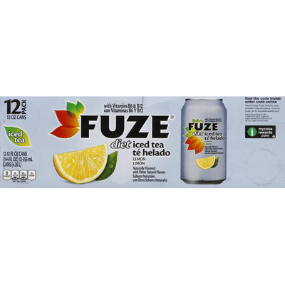 Fuze Diet Lemon Black Iced Tea