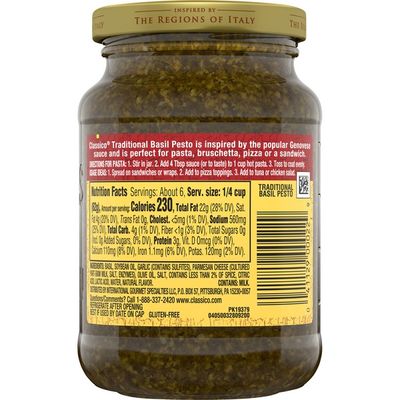 Classico Traditional Basil Pesto Sauce & Spread