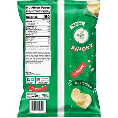 Lay's Sour Cream And Onion Flavored Potato Chips