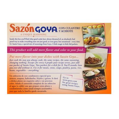 Goya Sazón Seasoning with Coriander & Annatto