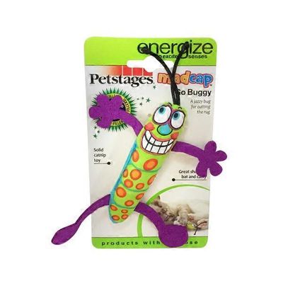 Petstages Madcap Go Buggy Solid Catnip Toy