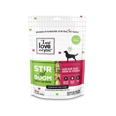 "I and love and you" Stir & Boom - Raw Raw Beef Boom Ba