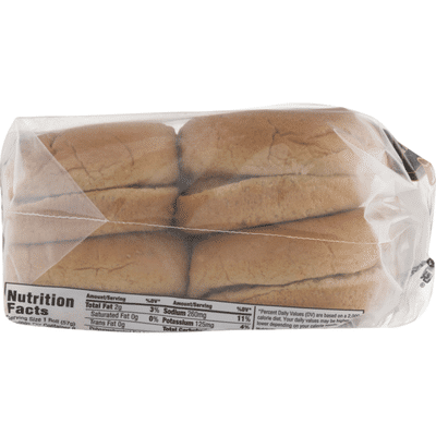 Schmidt's Old Tyme 100% Whole Wheat Hamburger Rolls - 8 CT