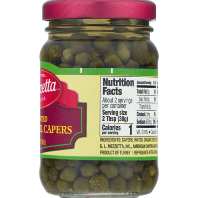 Mezzetta Capers, Non-Pareil, Imported