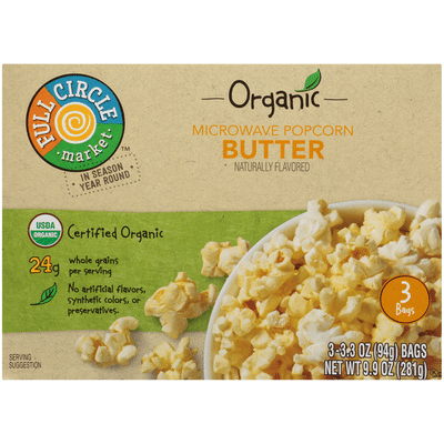 Full Circle Butter Microwave Popcorn