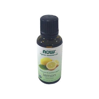 Now organic essential oils, lemon