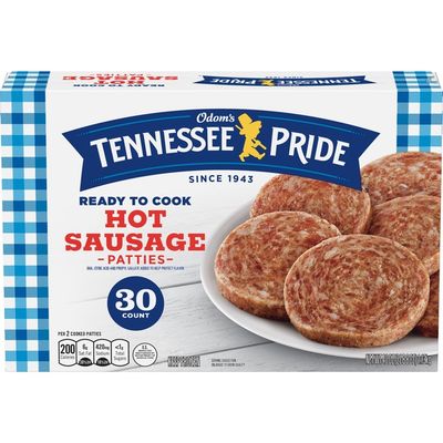 Odom's Tennessee Pride Hot Sausage Patties