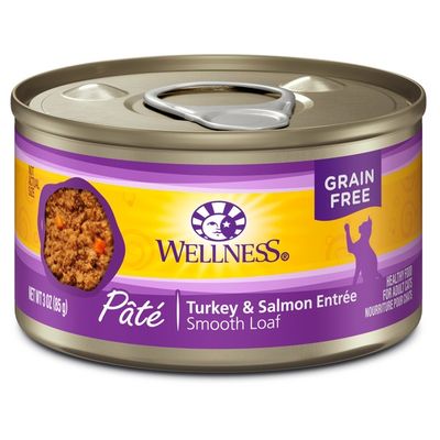 Wellness Food for Cats, Turkey & Salmon Formula