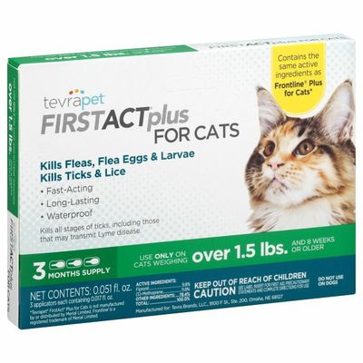 TevraPet Flea & Ticks Prevention, for Cats