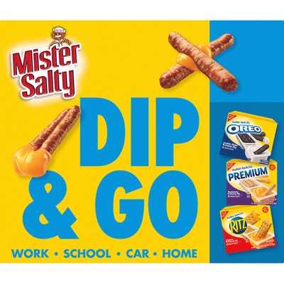 Nabisco Mister Salty Pretzels 'n Cheesy Dip