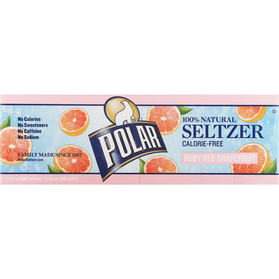Polar Seltzer, Ruby Red Grapefruit