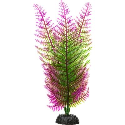 Petco Purple & Green Fern Midground Plastic Aquarium Plant