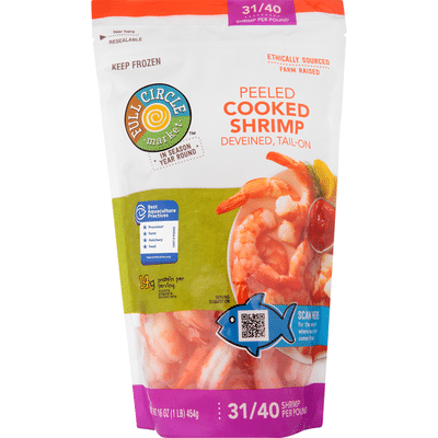 Full Circle Shrimp, Cooked, Peeled (16 oz) - Instacart