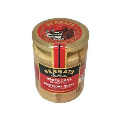 Span Erzeugnis Conservas Serrats White Tuna in Olive Oil with Piquillo Peppers