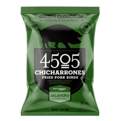 4505 Meats Jalapeno Cheddar Chicharrones, Fried Pork Rinds