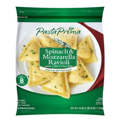 Pasta Prima Frozen Spinach & Mozzarella Ravioli