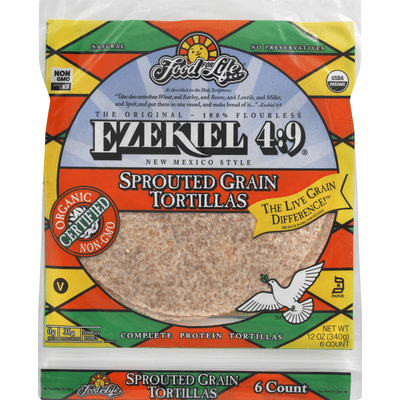 Food for Life Organic Sprouted Grain Tortillas 8 Inch