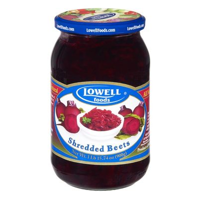 Lowell Foods Shredded Beets