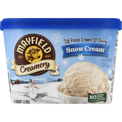 Mayfield Ice Cream Snow Cream 1 5 Qt Instacart