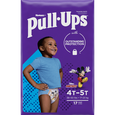 Pull-Ups Boys' Potty Training Pants Size 6, 4T-5T