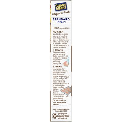 Kraft Shake 'N Bake Seasoned Coating Mix Original Pork - 2 Ct