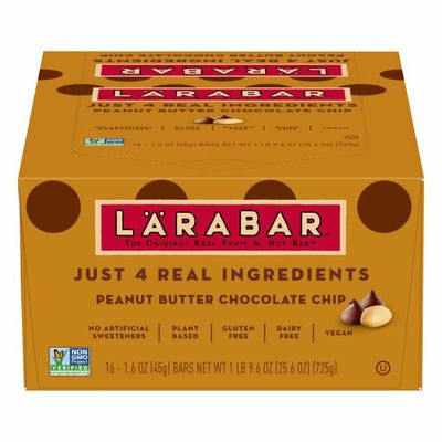 Larabar Gluten Free Bar, Peanut Butter Chocolate Chip, Vegan, 16 Bars