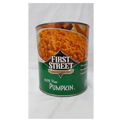 First Street Case Of Solid Pack 100% Pure Pumpkin
