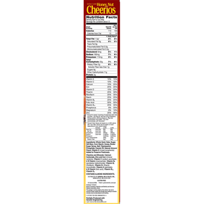 Cheerios Honey Nut Gluten Free Cereal