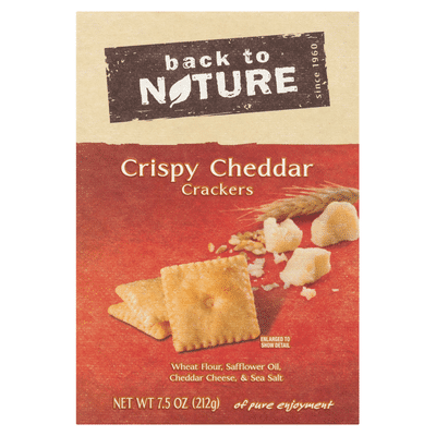 Back To Nature Plant Based Snacks Cheese Flavored Crackers 6 Oz Instacart