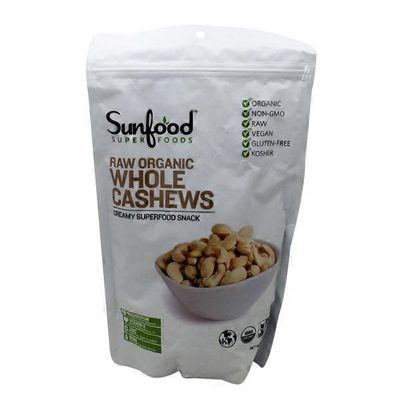Sunfood Superfoods Organic Whole Cashews