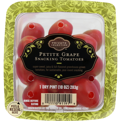 Private Selection Snacking Tomatoes, Petite Grape