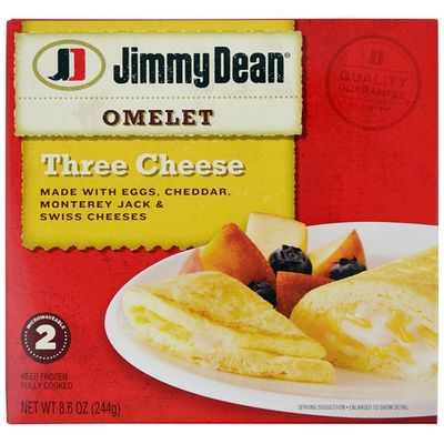 Jimmy Dean Three Cheese Omelet Cheddar, Monterey Jack & Swiss (4.3 oz ...