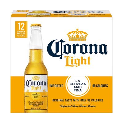 Corona Light Mexican Lager Beer Bottles