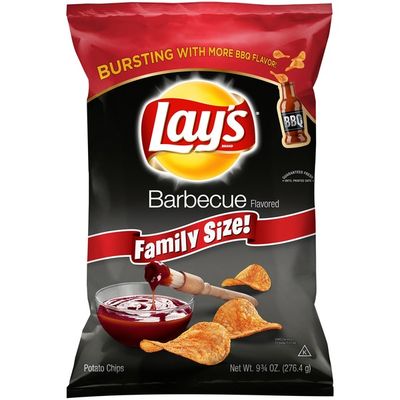 Lay S Barbecue Potato Chips Plastic Bag 9 75 Oz Instacart