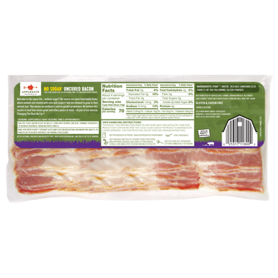 Applegate Hickory Smoked No Sugar Uncured Bacon