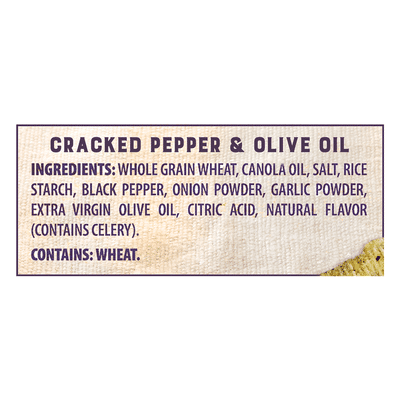Triscuit Cracked Pepper & Olive Oil Flavor Crackers, 1 Box