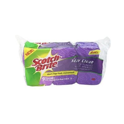 Scotch-Brite Stay Clean Non-Scratch Scrub Sponge