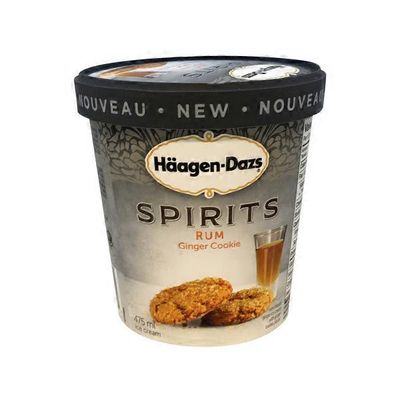 Haagen-Dazs Spirits Rum Ginger Cookie