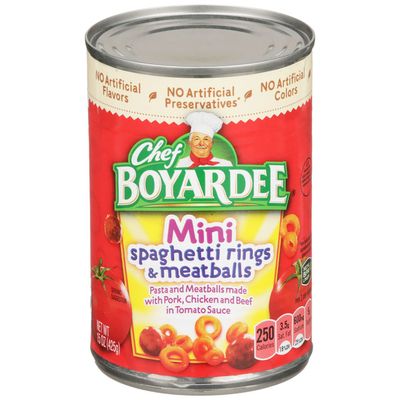 Chef Boyardee Spaghetti Rings With Meatballs Mini Bites 15 Oz Instacart